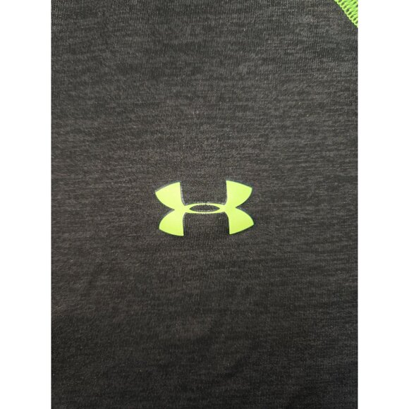 Under Armour Mens HeatGear Loose Fit 1/4 Zip Medium Green - Picture 7 of 8
